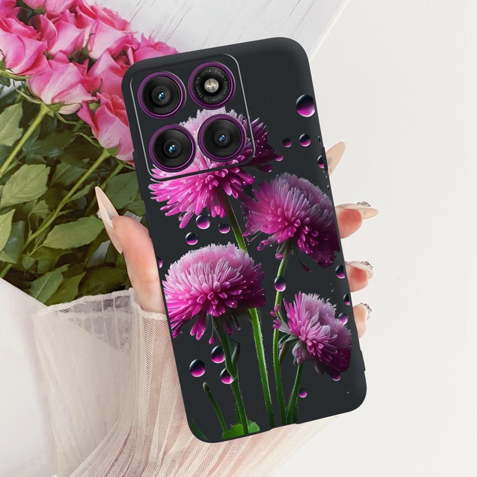 Case For Motorola Edge 60 Pro Cover XT2507-1 Fashion Cute Cat Funny Painted Bumper For Moto Edge 60 Pro Casing