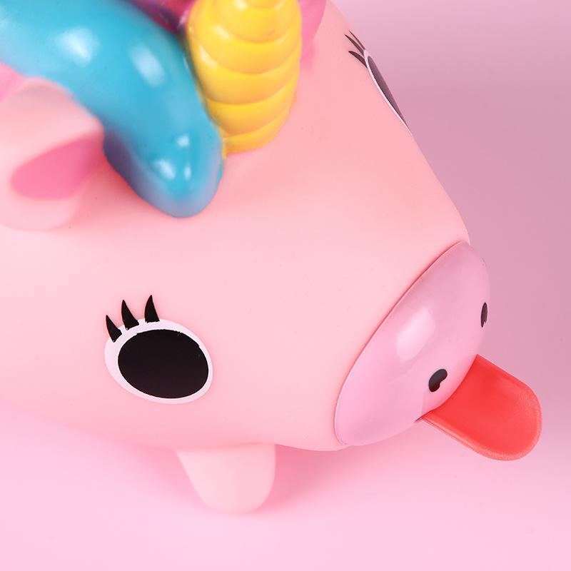 Creative Tongue Voice Squeeze Decompression Novelty Vent Vocal Toys Unicorn Decompression Toy Squishy Anti-Stress Dolls