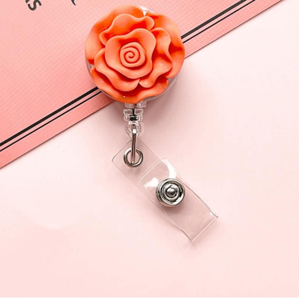 Name Tag Badge Reels Lanyard Badge Chest Pocket Clip Badge Holder Easy Pull Buckle Reel Clip