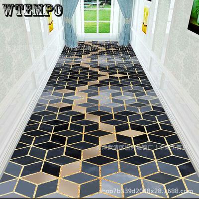 Retro Corridor Carpet Living Room Carpet Anti Slip and Wear-resistant Decorative Carpet for Home