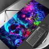 Tappetini mouse grandi Tappetino mouse Teschio al Neon Tappetini da gioco Tappetino da scrivania antiscivolo tappeto per mouse con Bordo cucito Stampa HD Tappetino da ufficio