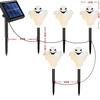 Solar-Powered Halloween Pumpkin Skeleton Ground Lights - Waterproof Outdoor Garden Decor
