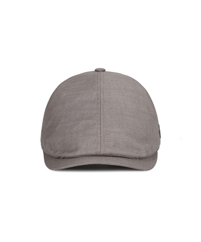 Bajal Va Cubic Stud Hunting Ball Cap Beige