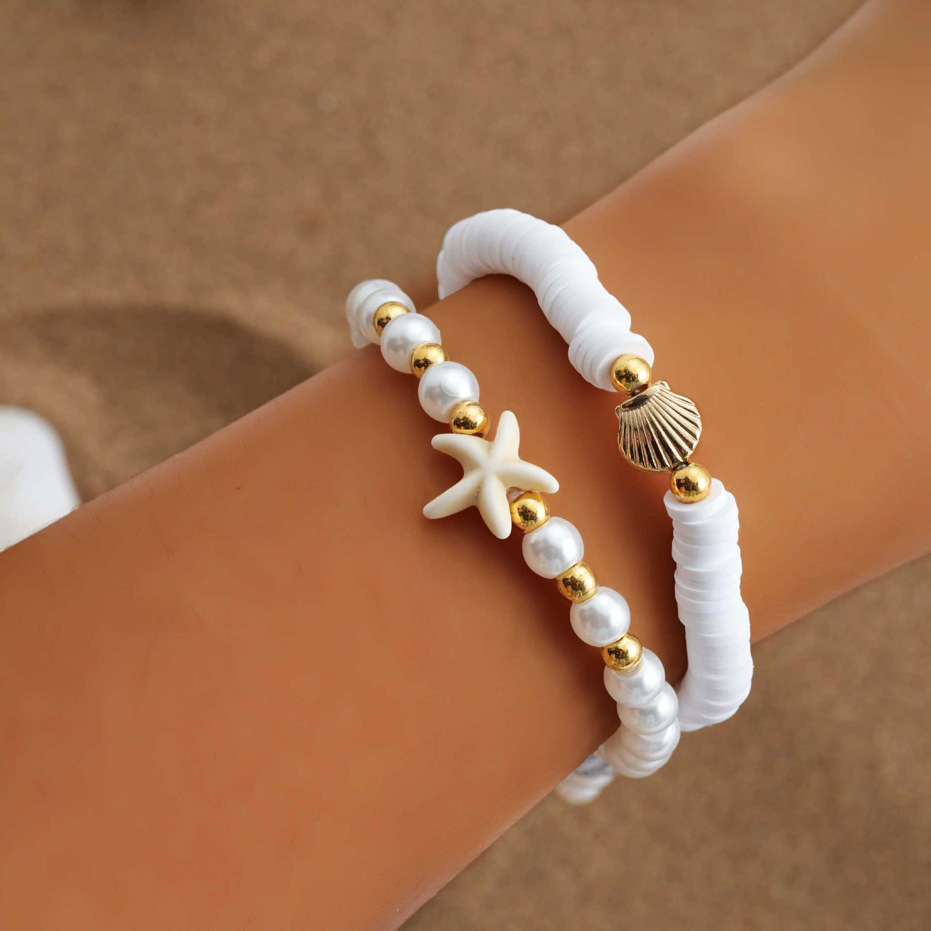 JYL TS Bracelet Bohemian  Evil Eye Style Wards Off Misfortune And Attracts Joy BM0255 (2 sets)