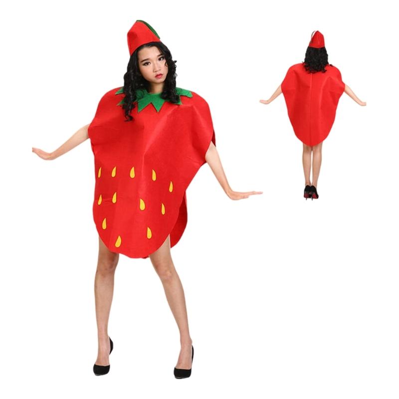 Costumes de Fête sur le Thème des Fruits Respirants Non-tissés pour Multiples Jeux de Rôle lors d'Événements Scolaires et de Célébrations Familiales Confortables à Porter