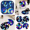 DIY Holographic Silicone Mold Table Cup Cushion Pad Placemat Resin Casting Mold DIY Craft Artwork Home Decorations