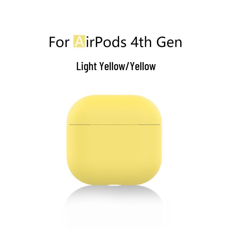 Compatible Silicone Protective Case for Apple AirPods 4th Gen and AirPods Pro 3