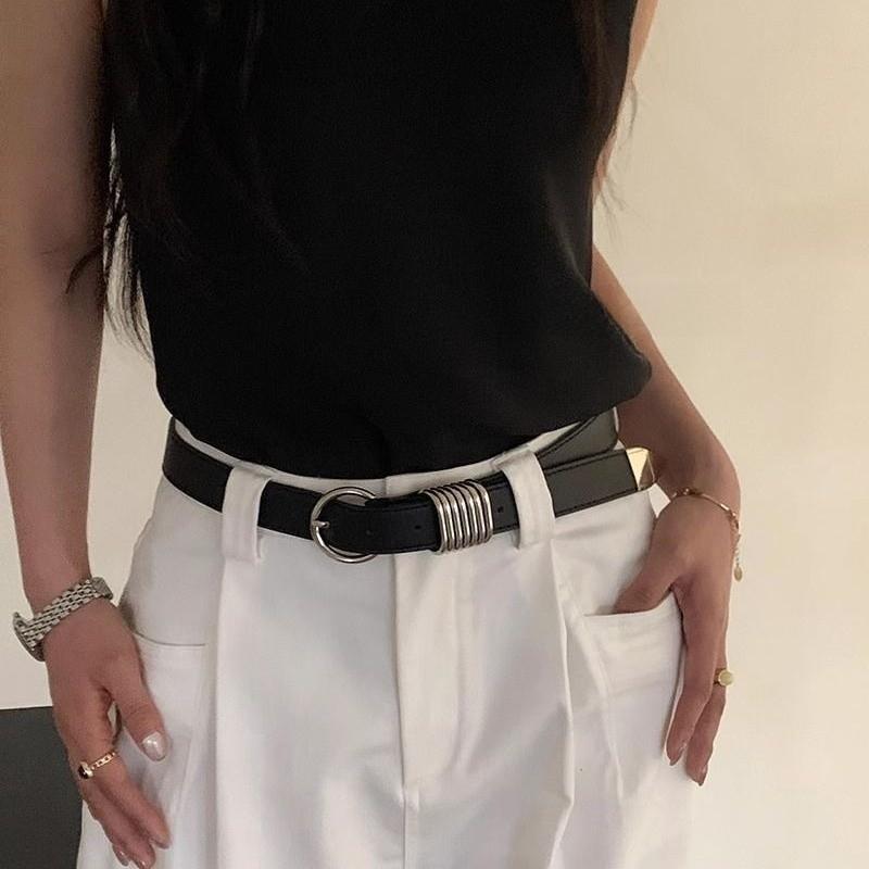 Designer Metall Schnalle Ledergürtel Für Männer Und Frauen Sommer Mode Accessoire