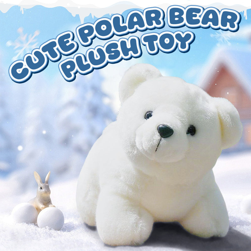 Lovely White Polar Bear Plush Toys Cute Soft Stuffed Animal Plush Bear Dolls Kids Birthday Gift