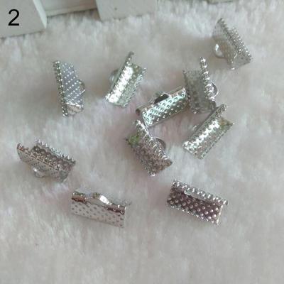 200pcs Snap on Pendant Bails Loops Jewelry Findings Connectors 7x3.5mm DIY