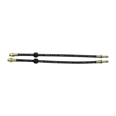 2x Front Brake Hoses Set 34 32 6 766 966, High Performance, Practical Replaces Hydraulic