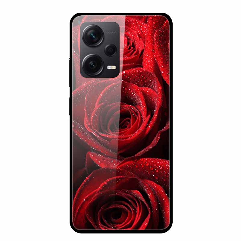 Tempered Glass Cases For Redmi Note 12 Pro Plus 5G Covers Note12 Hard Back Covers for Xiaomi Redmi Note 12 Pro Capas Protective
