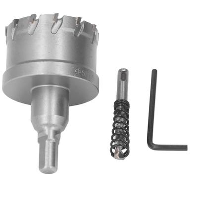 Hole Saw Drill Bit Opener Carbide TCT Cutter Drilling Cutting Tool for Metal Wood50mm   1.97in