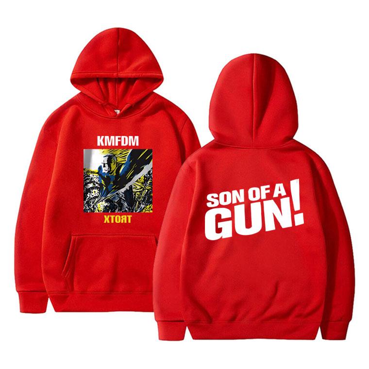 Rock Band KMFDM XTORT Graphic Print Hoodie Men Women Fashion Vintage Gothic Streetwear Unisex Casual Oversized Fleece Hoodies