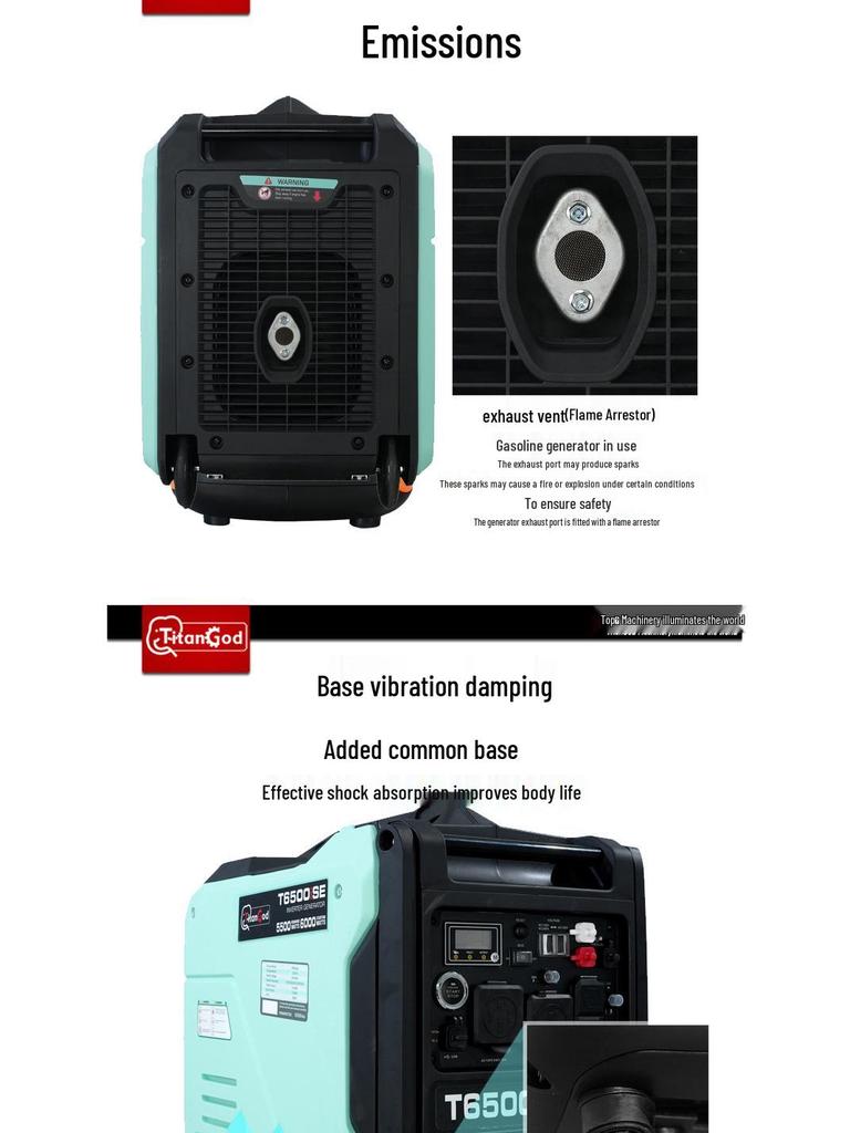 High-Performance Multi-Fuel Silent Inverter Generator for Outdoor, Commercial, Household, and Agricultural Use