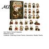 Advent Calendar for Kids Westie in The Woods Calendar, 24-Day Christmas Countdown Animal Theme Blind Box Dog Figure Set, West Highland White