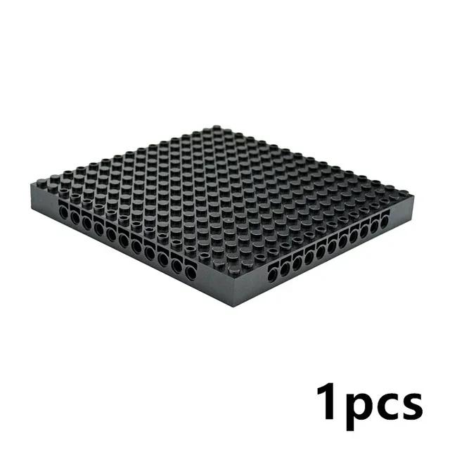 Compatible MOC 65803 Technical Brick 4/3 16x16 Baseplate Building Block Parts Set DIY Kid Toys For 98138 Pixel Art Picture Leduo