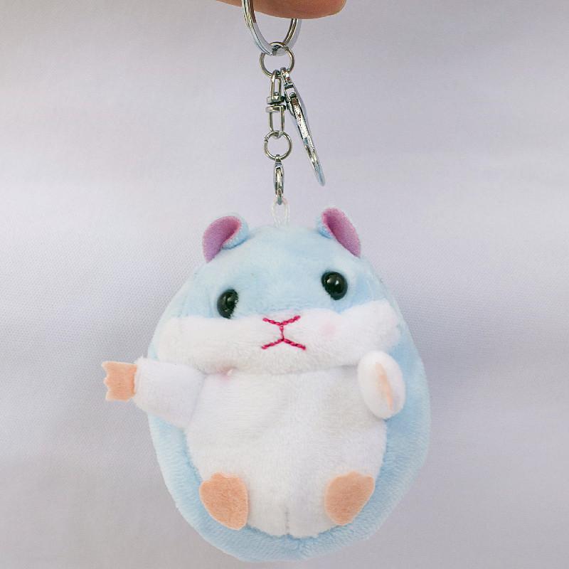 Neues Produkt Niedliches Hamster Plüschtier Schlüsselanhänger Taschenanhänger Gelb Geschenk Tier