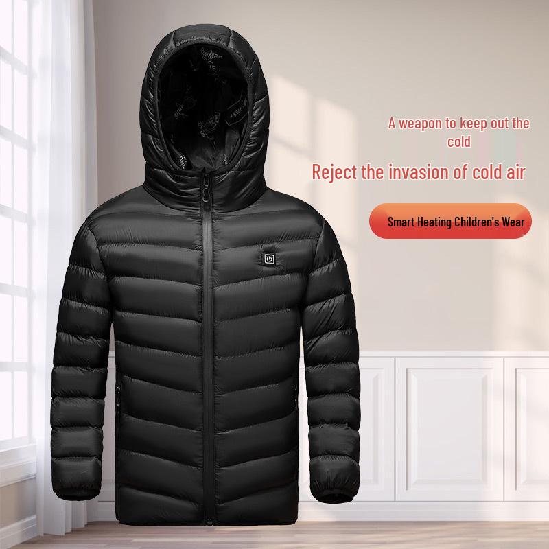 Smart USB Heated Cotton Vest for Kids - Electric Temperature-Controlled Warm Coat