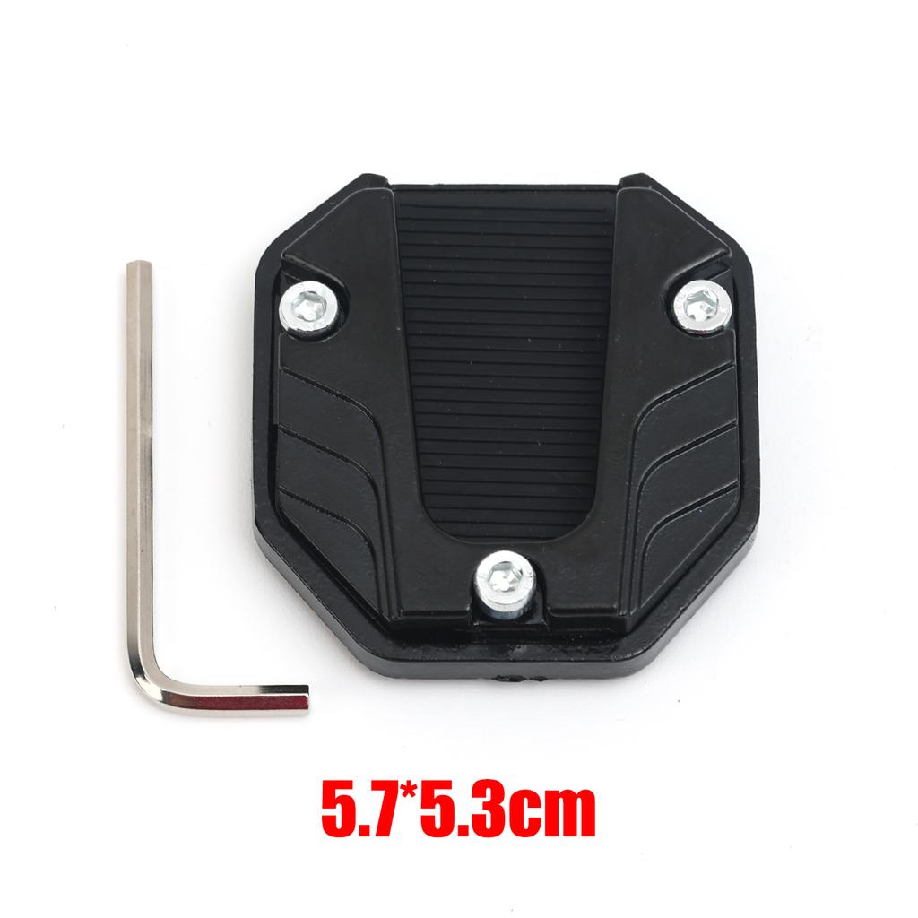 Motorcycle Bike Parking Kickstand Extender Foot Side Stand Pad Support Plate Motorbike Accessories