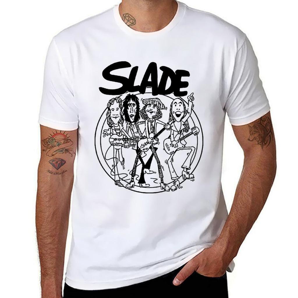 Slade Fan Club Tshirt Casual All Match Tee Shirt For Unisex