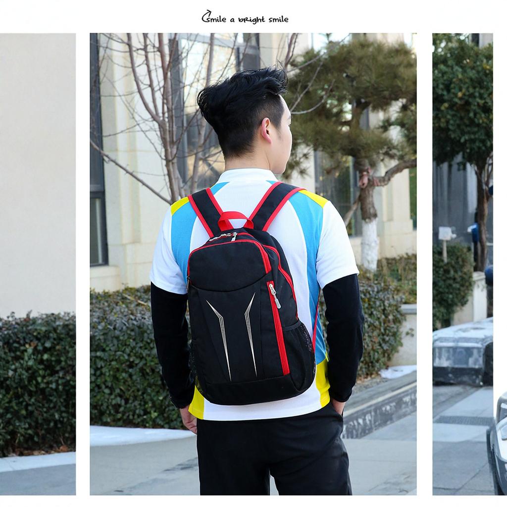 Outdoor Color Patchwork Backpack Folding Lightweight Hiking Cycling Waterproof Backpack