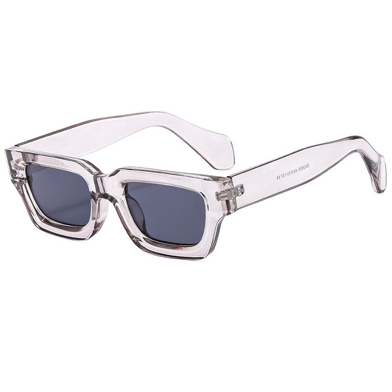 Square Small Frame Sunglasses Glasses Personalized Thick Frame Sunglasses Women