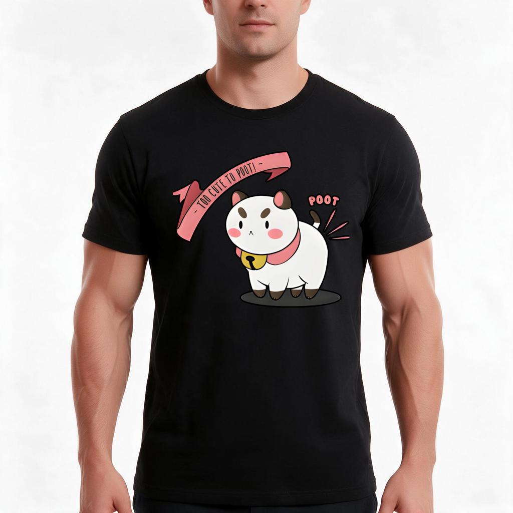 Cute Poot Tshirt Summer Casual Cotton Tee Oversized Streetwear Tops Vintage Graphic Print Loose Fit Short Sleeve