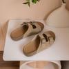 Thick-soled one-word slippers for women to wear in summer, new beach cool slippers, lazy pedal