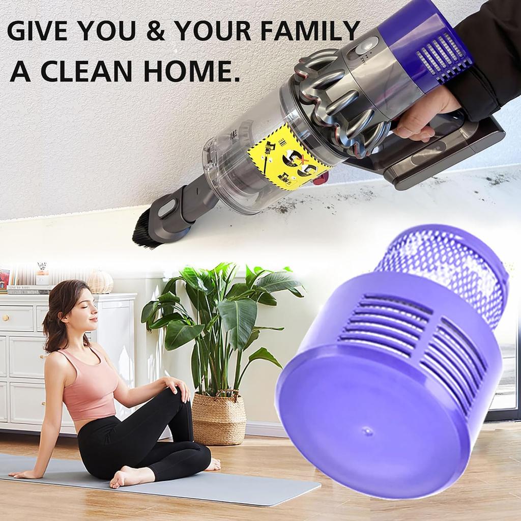 Ersatz-Hepa-Filter passend für Dyson SV12, Dyson V10 Cyclone Serie, V10 Absolute, V10 Animal, V10 Total Clean Staubsaugerteile
