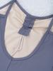 Kids Dance Practice Dress Suspender V Neckline Ruched Front Backless Solid Color for National Ballet Physical Examination Wear