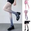 Dámské Punčochové kalhoty Gradient Kontrast Barva Vysoká Elasticita Hubená Tenká Měkká Candy Barva Protiskluzová Cosplay Výkonnost Punčocháče Dlouhé ponožky