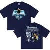 Rappeur Drake Iceman Freeze The World Graphisme d'Album T-shirts Homme Mode Vintage Hip Hop Coton Surdimensionné T-shirt