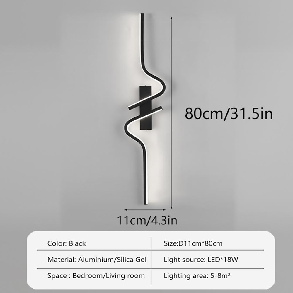 Modern Design LED Wall Light Indoor Atmosphere Living Room Sofa Bedroom Corridor Entrance Villa Courtyard Wall light