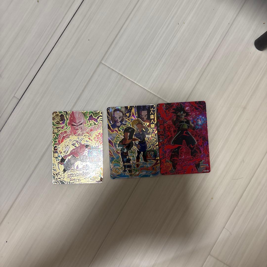 Used 3 beautiful items! Super Dragon Ball Heroes Card Set of 3