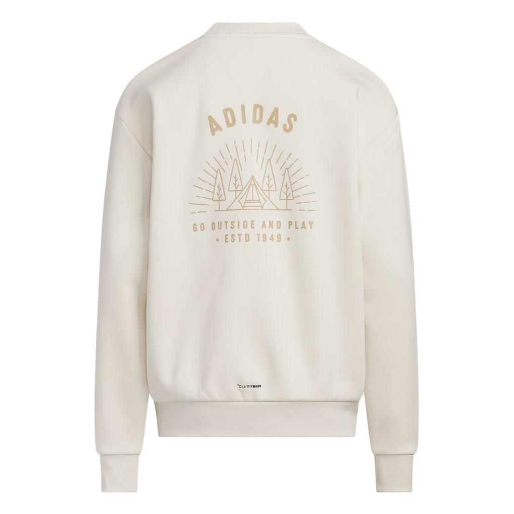 Adidas Sportbekleidung Strick Sweat Crew Warm Feuchtigkeitsableitend Locker sitzend Rundhals Langarm Kinder Oberteile KC0219