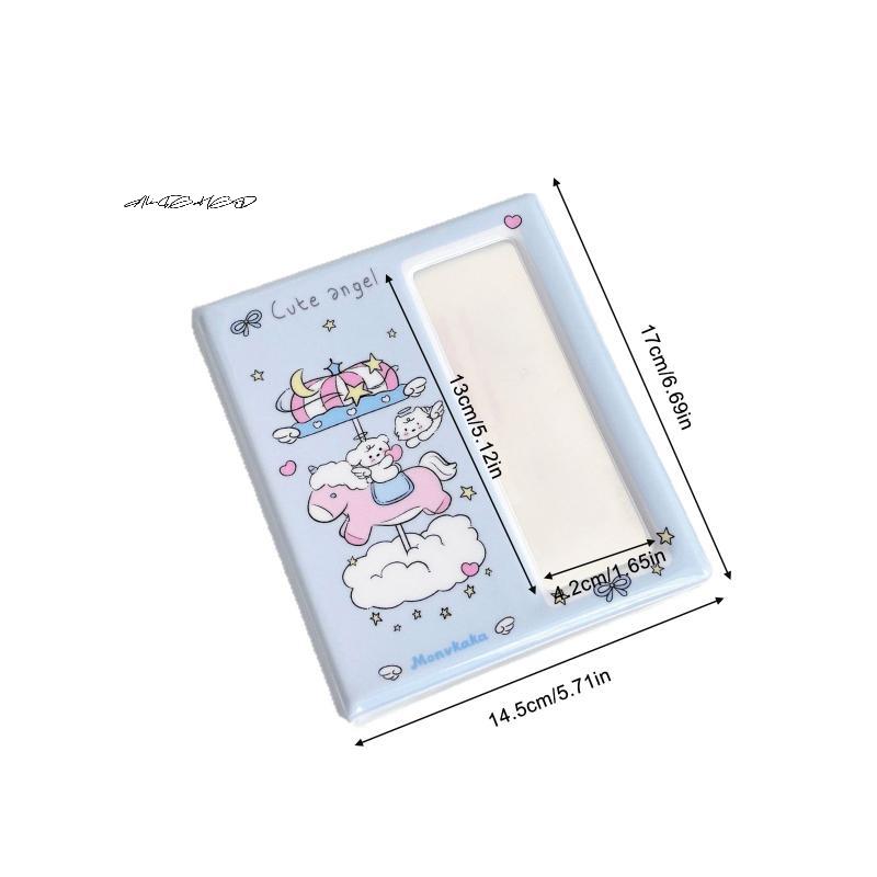 Cartoon Idol Photo Album with 20 Transparent Inner Pages for Photo Booth Photocard Supplies - Capacity for 20 Photos