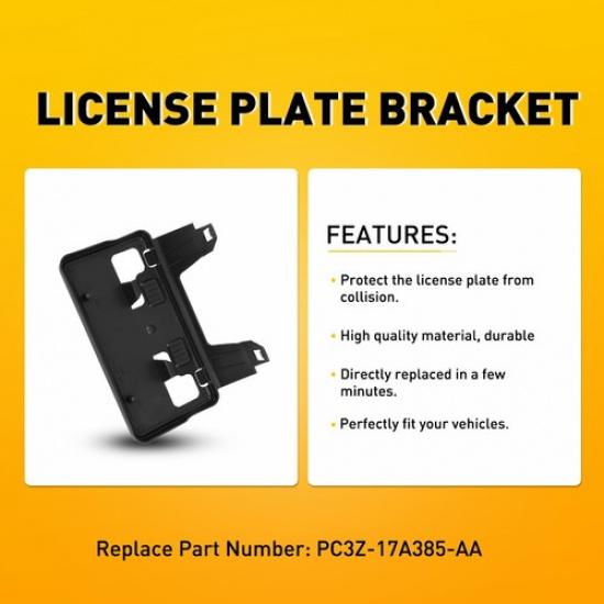 For + Ford F250 F350 Front License Plate Frame Mounting Tag Bracket Holder