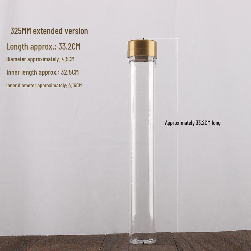 Acrylic Agarwood Incense Holder: Transparent Tube with Large Capacity for Storage
