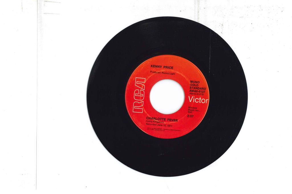 7inch Record KENNY PRICE - Sheriff Of Boone County / Charlotte AMA00127 RCA US Folk Used