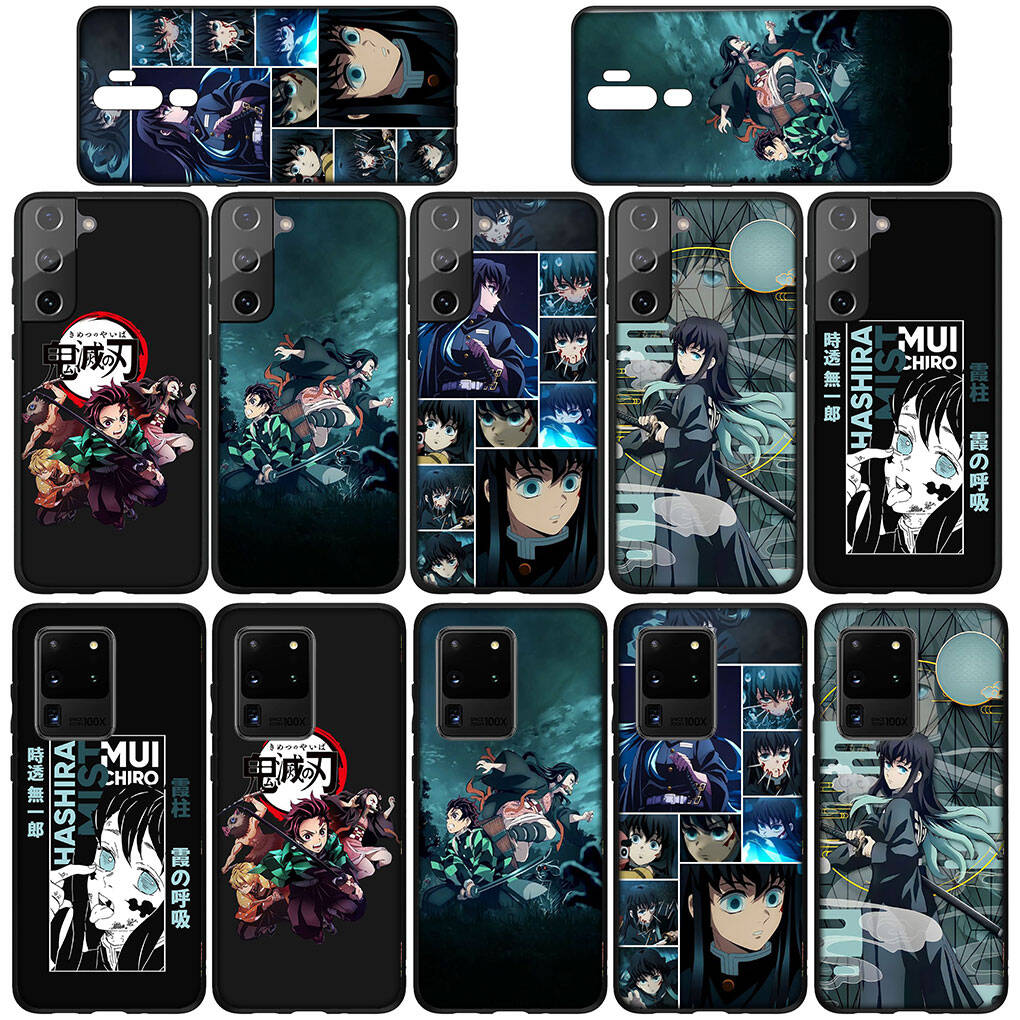 For Motorola Moto Edge 70 60 50 G54 G86 Samsung Galaxy S25 iPhone 17 16 15 Xiaomi Redmi Note 14 Pro Max Phone Case Demon Slayer Muichiro Tokito Cover