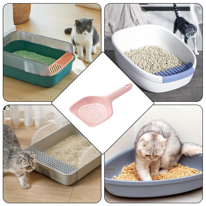 Cat Poop Shovel Scoop Non Stick Sifter Poop Cleaner Corner Shovel Fast And Convenient Cat Poop Scoop Ergonomic Cat Scooper For