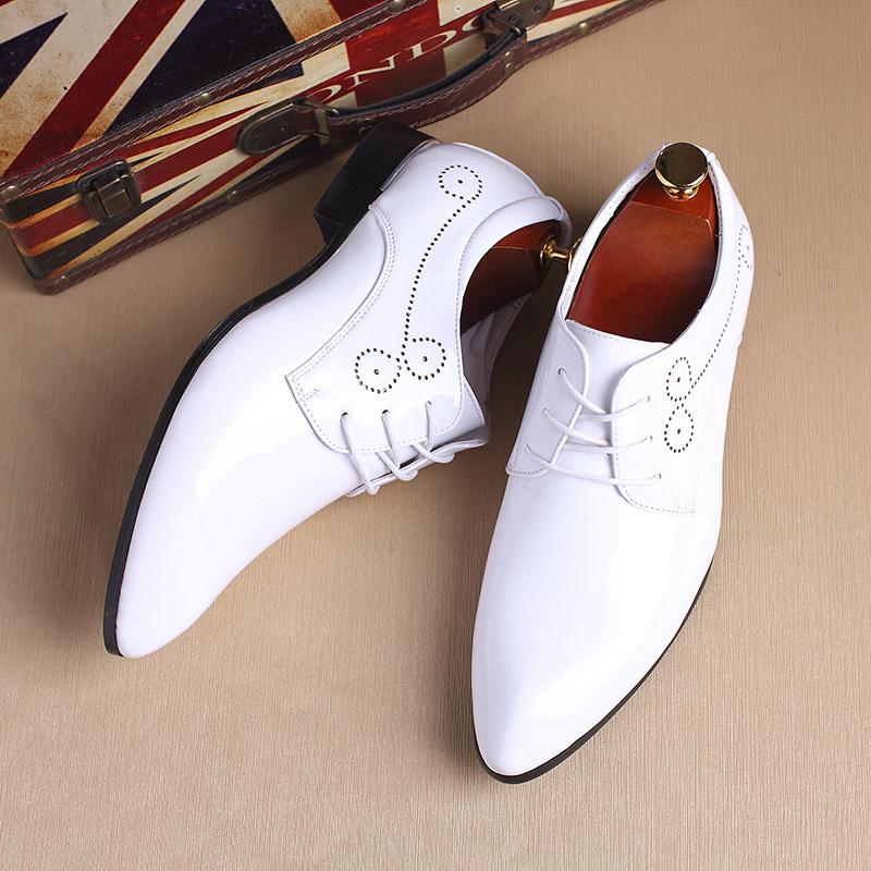 Fashion Leather Shoes For Man Genuine Leather Big Size Shoes High Quality Designer Formal Platform Casual Shoes Fashion Business