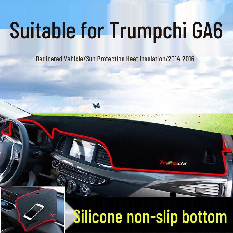 Tapis Pare-Soleil Antireflet, Isolant Thermique, Antidérapant pour Tableau de Bord GAC Trumpchi GS3 / GS8 / GM8