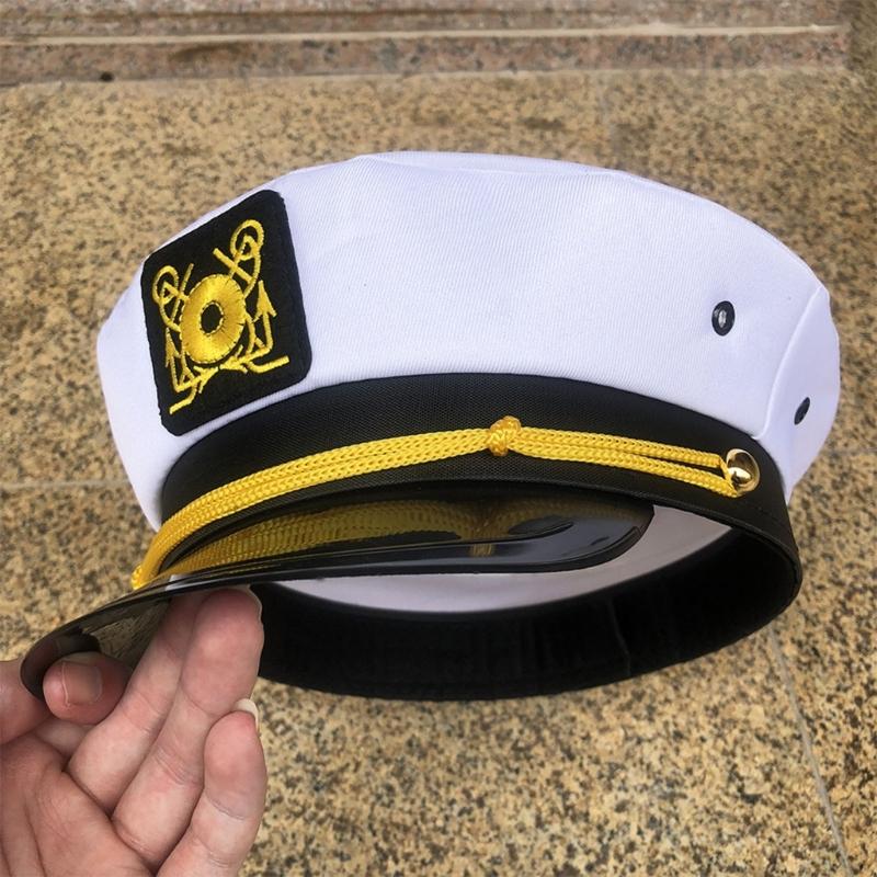 Sailors Captain Hat for Stage Sailors Party Cosplay Costume Masquerades Captain Hat for Halloween Party