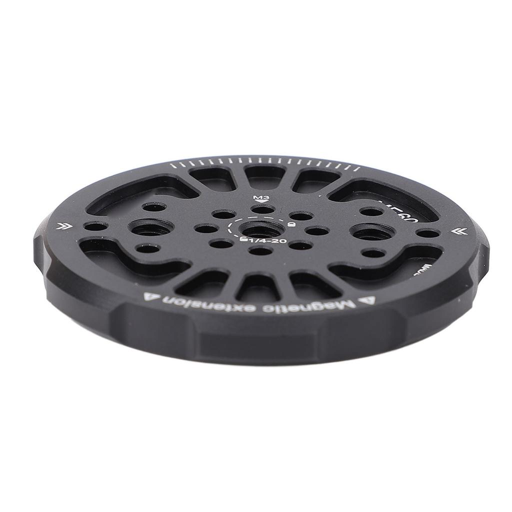 Magnetic Phone Tripod Adapter 14Inch Thread Multi Angle Locating Holes Phone Tripod Mount Adapter
