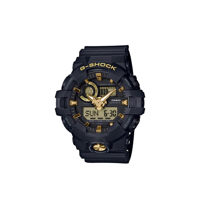 

Casio LCD/pointer dual display series YOUTH series fashionable street trend waterproof and shockproof multi-functional dual display GA-710B-1A9PRD чёрный