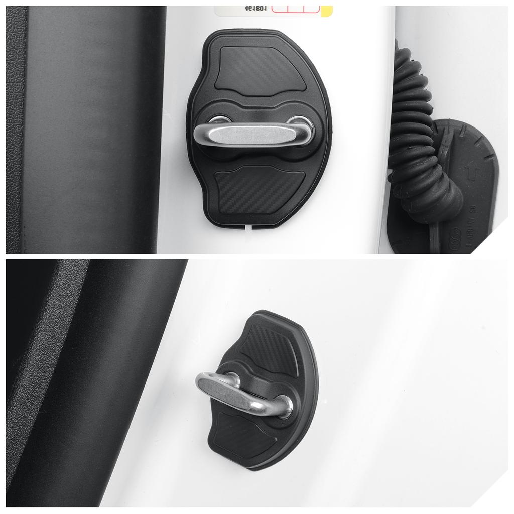 For Tesla Model Y Car Door Lock Cover Model 3 2026-2026 Car Styling Door Lock Protection Cap Modification Accessories 4pcs