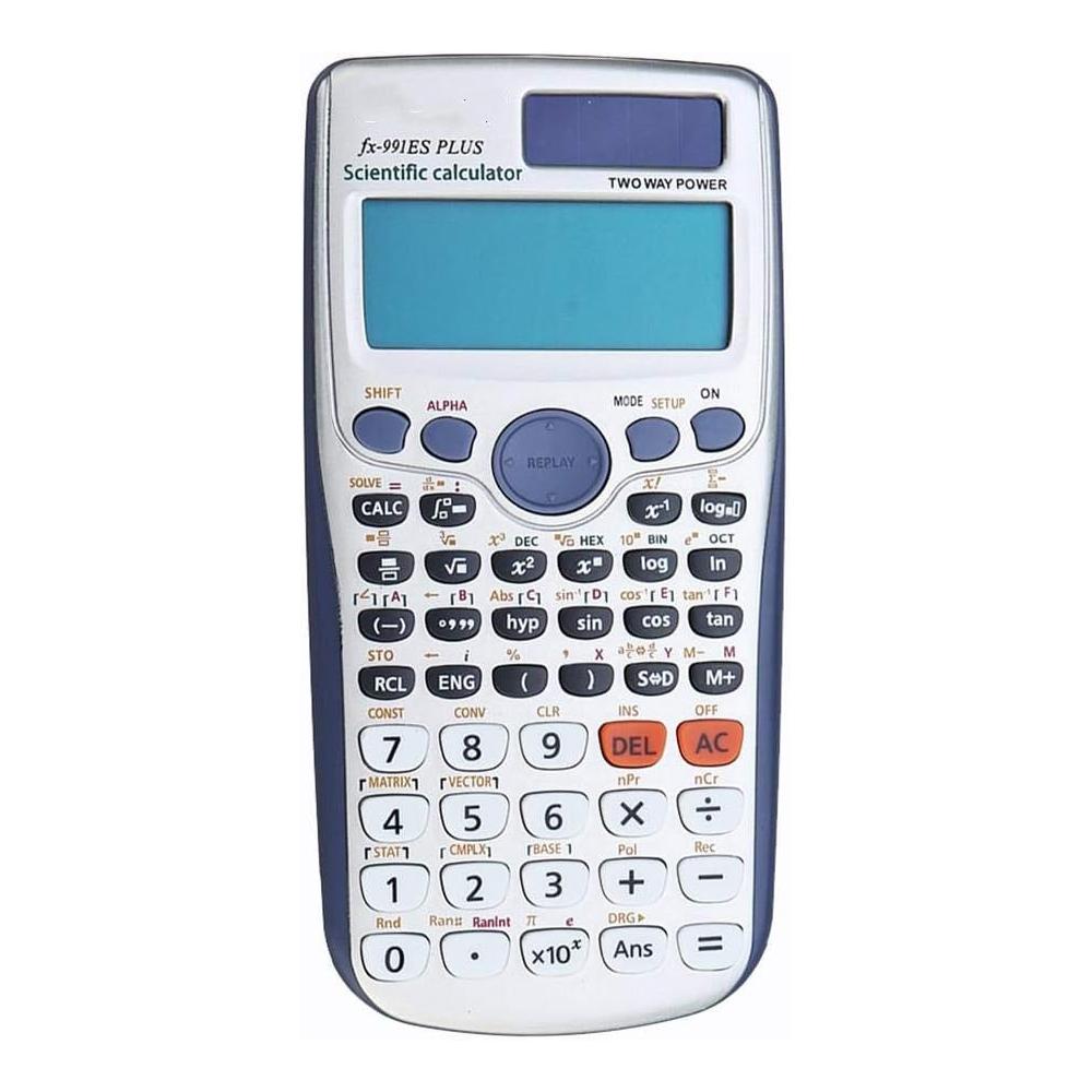 

FX-991 PLUS функциональный калькулятор для средней школы, начальной школы, калькулятор функций для решения матричных комплексных уравнений белый