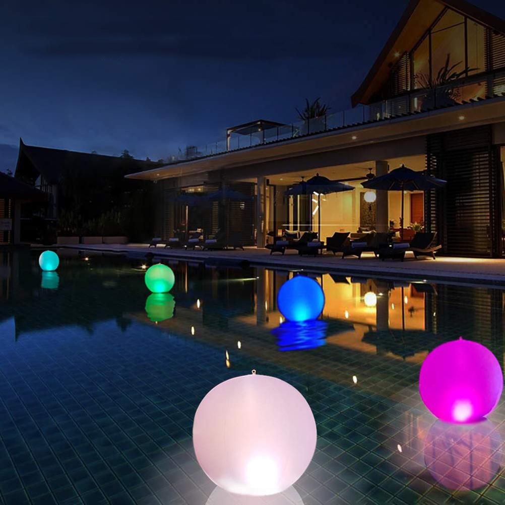 RGB Colorful Sphere Light LED Light Ball with Remote Control Waterproof Inflatable Luminous Ball